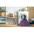thumbnail image 2 of Ahgly Company Machine Washable Indoor Rectangle Transitional Purple Area Rugs, 2' x 3', 2 of 7