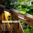 thumbnail image 3 of Deck Lights Outdoor 16 Pack, Waterproof Led  Lights for Stairs, Fence, Yard, , and Pathway, 3 of 8