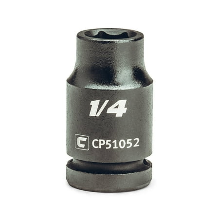 

Capri Tools 1/4-Inch Shallow Impact Socket 1/4-Inch Drive 6-Point SAE