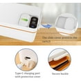 thumbnail image 5 of Cordless Electric Lunch Box, Self Heating Food Warmer, Portable Rechargeable Stainless Steel Bento Box for Work, Travel, Battery Powered, No Water Required, 1 L with Insulated Bag, 5 of 5
