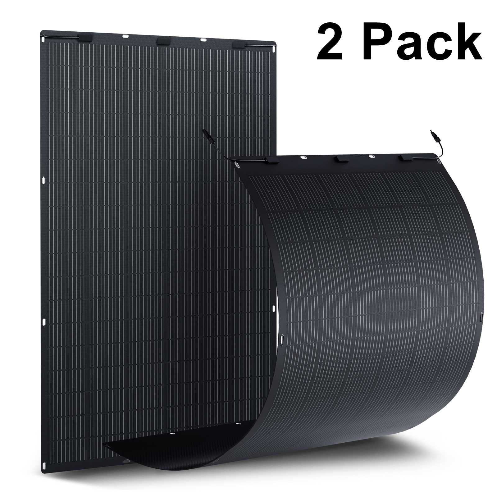 ALLPOWERS 400 Watt Solar Panel, 2 Pack, Flexible, Monocrystalline, IP68 Waterproof, Portable Solar Panel Charger for Camping, RV, Motorhomes, Home Backup, Generator, Power Station, PV Charging