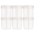 thumbnail image 6 of Advantus (6 Pack) 20oz Plastic Storage Containers With Dividers Lids Craft Desk Jewelry Organizer, 6 of 6