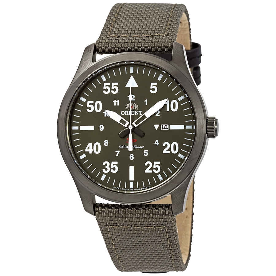 orient green dial watch