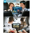 woleyi Mini Backseat Headrest Tablet and Phone Holder, AntiShake Car