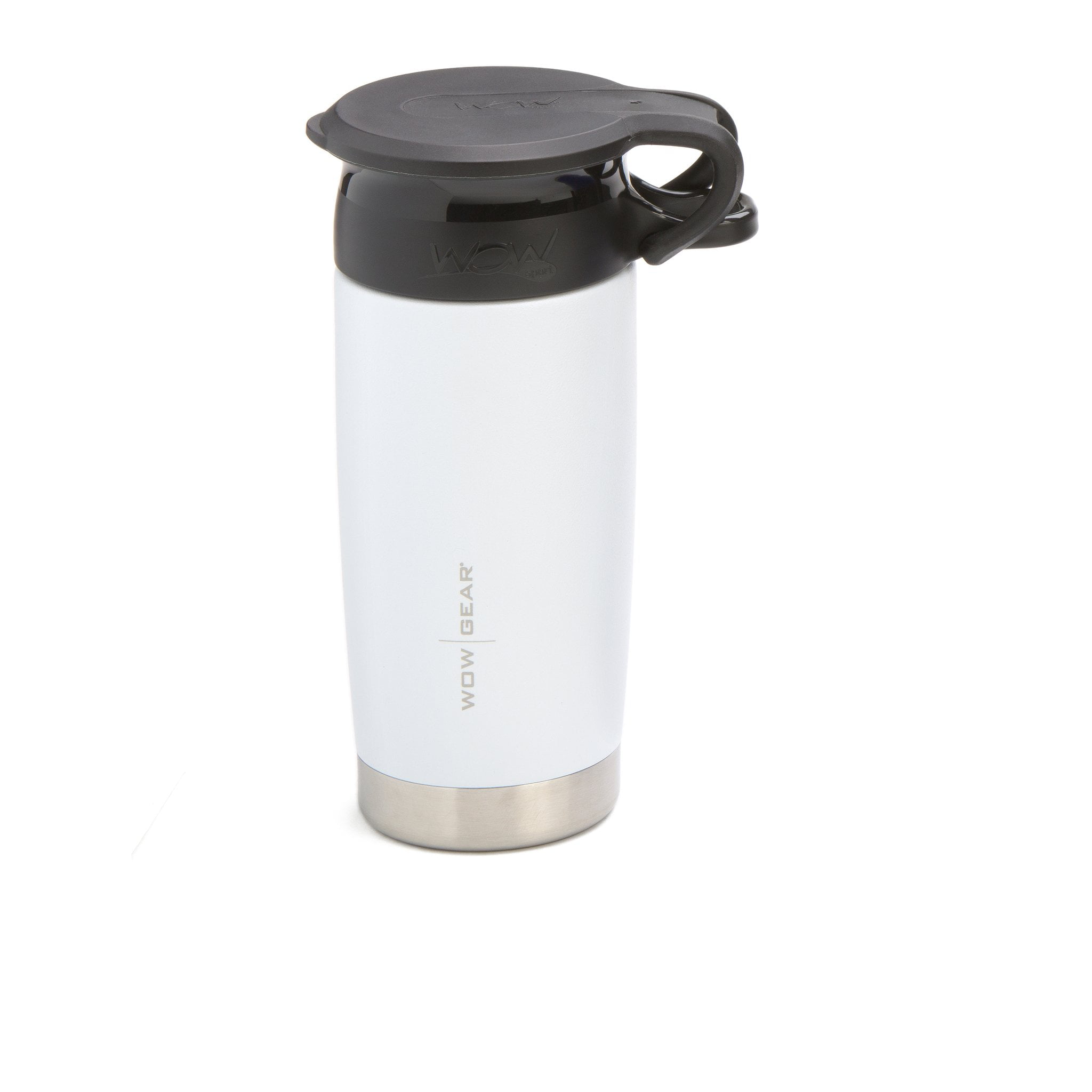 WOW GEAR 360° Double Walled Stainless Insulated Water Bottle - Black