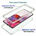 thumbnail image 2 of Dteck Case For Samsung Galaxy S21 6.2-inch,Hybrid PC Back Case+Front Cover and TPU Full Body Protective Cover Transparent Gel Case Shockproof Anti-Scratch Phone Cover,Clear, 2 of 9