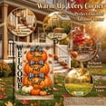 thumbnail image 3 of CSZPPQAF Fall Pumpkins Flags 12x18 Double Sided,2 Pack-165 GSM Polyester Fall Yard Decoration Flags, Fade Resistant, 3 of 6