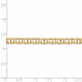 thumbnail image 5 of Leslie's Real 14kt Yellow Gold 5.25mm Concave Anchor Chain; 24 inch; Lobster Clasp; for Adults and Teens; for Women and Men, 5 of 5
