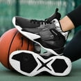 thumbnail image 5 of Bolognifi Men's High Top Basketball Sports Shoes Fashionable Anti Slip Basketball Boots, 5 of 8