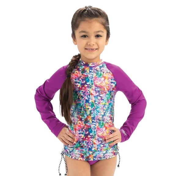 Dolfin Girls' Uglies Long Sleeve Rash Guard
