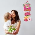 thumbnail image 5 of CY5O5ee Happy Mothers Day Banner Mother'S Day Hanging Ornaments Party Porch Sign Door Banner for Indoor Outdoor Door Birthday Party Supplies, 5 of 7