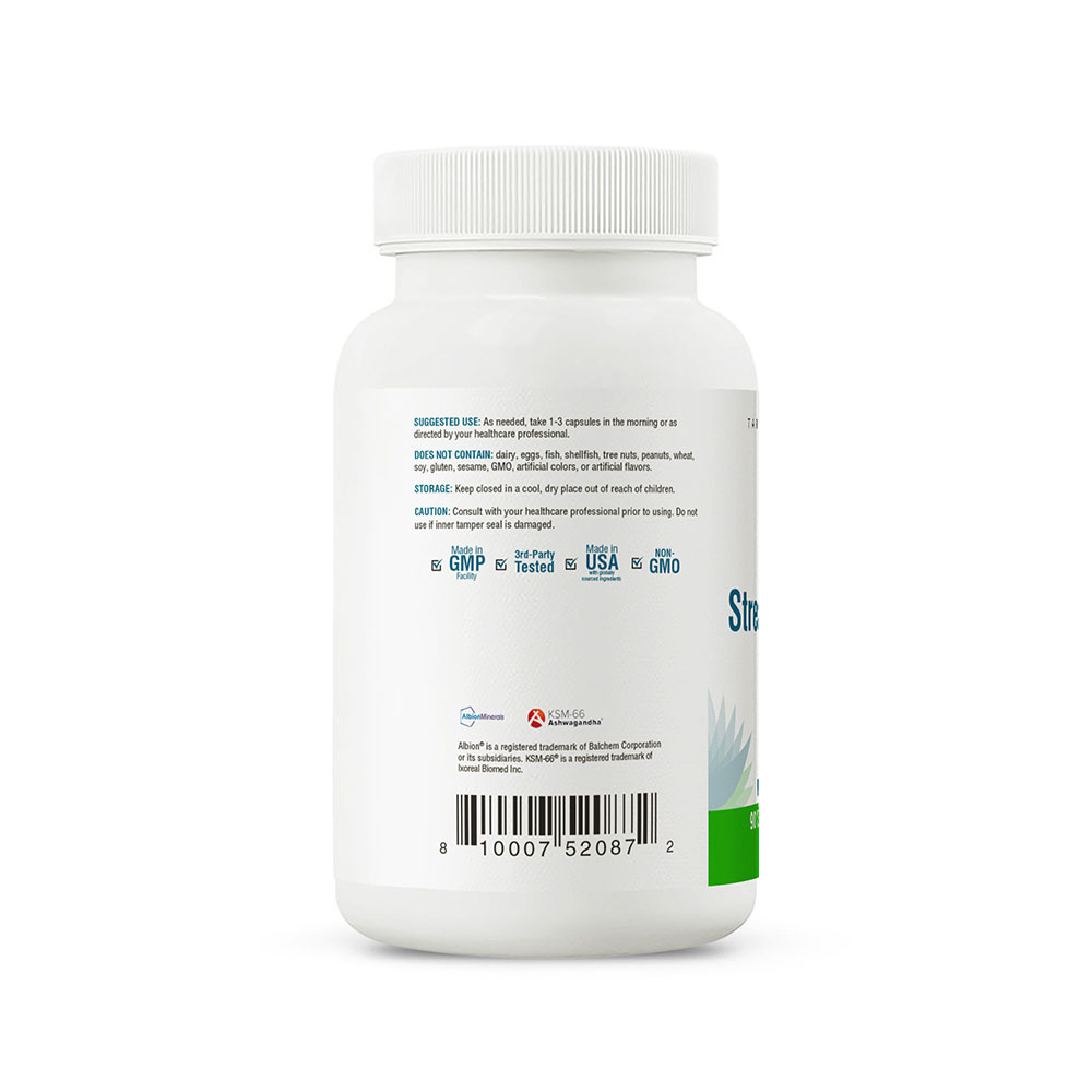 Advanced Adrenal Support Capsules – 60 Count, Blood Sugar & Anti-Stress, USA Made