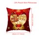 thumbnail image 3 of Funda de almohada navideña dorada con decoración de Papá Noel, funda de cojín, decoración navideña para el hogar 2023, muñeco de nieve, Navidad 2024, 3 of 5