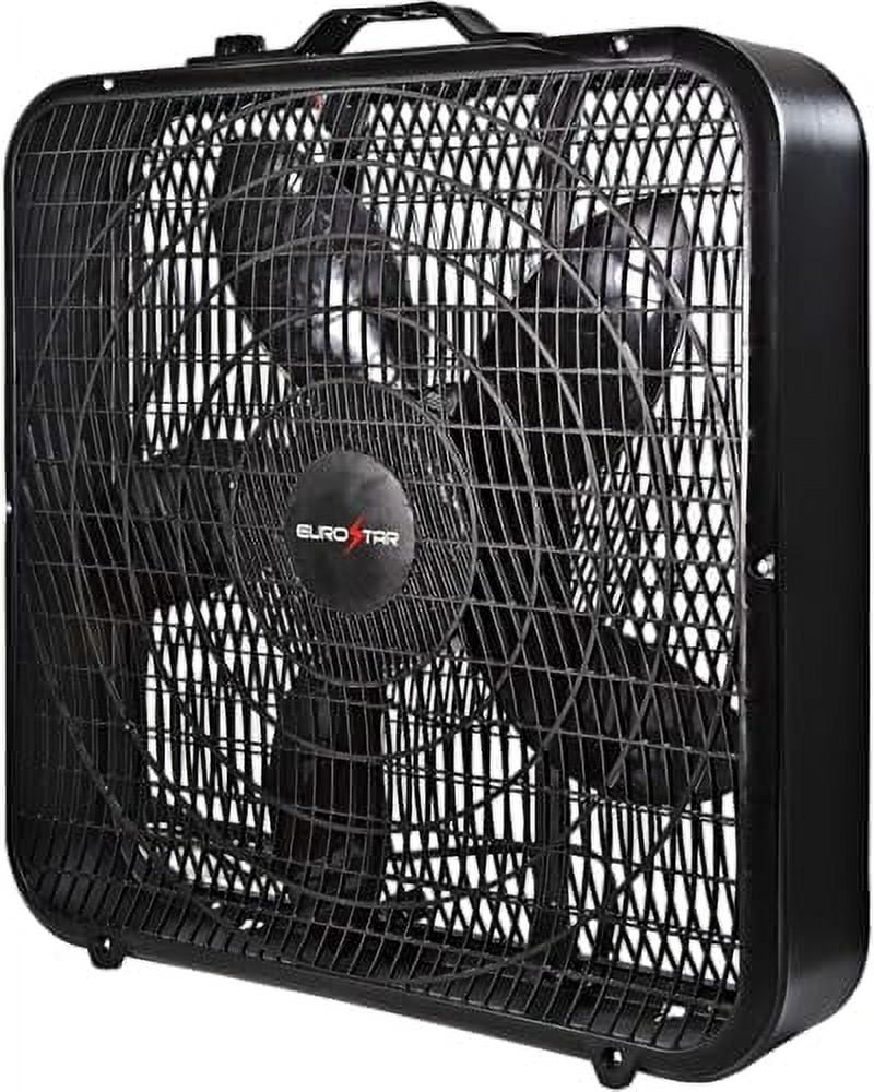 EUROSTAR FBF22BK 20" Box Fan, Black
