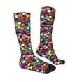 thumbnail image 4 of Lsque Easter Eggs2 Printed Crew Socks Men's Women's LightWeight Thin Casual Calf Socks ,Knee High Socks,Cotton Socks, 4 of 9