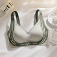 thumbnail image 6 of kamemir Bras for Women No Underwire Womens Seamless Bra No Underwire Comfort Bras Wireless Bralette Everyday Bra Green,2XL, 6 of 7