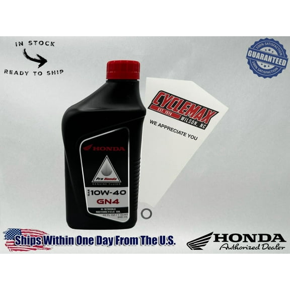 Cyclemax Standard GN4 10W-40 Oil Change Kit fits 2004-2024 Honda CRF50F