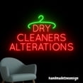 thumbnail image 5 of Handmadetneonsign Dry Cleaners Alterations Neon Sign, Clothes Wall Art Decor, Laundry Store Wall Decor 53612, 5 of 5