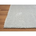 thumbnail image 4 of HR Plush Grey Solid Color Shag Rug - Thick Pile, High-End, Soft & Cozy Floor Carpet for Bedroom & Living Room, 4 of 6