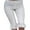 White, variant on Qmyliery Women Capri Pants Lace Ruffles Front Cross Tie-Up Summer Casual Cropped Pants Stretch Crop Leggings