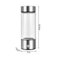 thumbnail image 4 of Pimsoran Portable Hydrogen Water Bottle Generator, 420ML SPE/PEM Technology USB Rechargeable Hydrogen-Rich Water Cup with High Borosilicate Glass, for Home, Office, Travel, and Fitness, 4 of 4