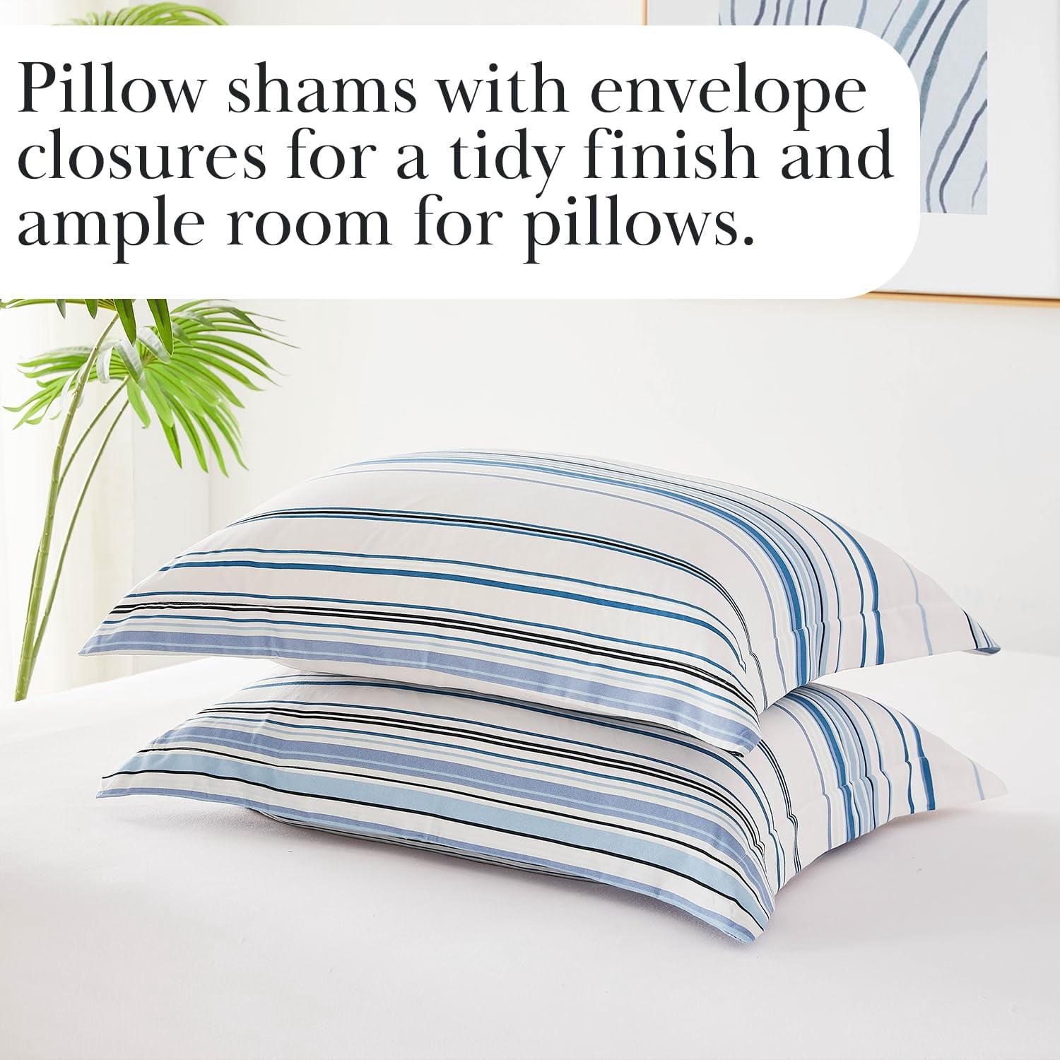 Coastal Stripes Reversible Duvet Cover Set