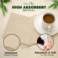thumbnail image 3 of 300 Pack 2-Ply Compostable Napkins - FSC Certified 6.5x6.5 Inch Folded Post Consumer Recycled - Highly Absorbent Eco-Friendly, Disposable Biodegradable for Dining & Events, 3 of 5