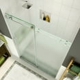 thumbnail image 2 of Aston SDR984F-ORB-60-10 Coraline 56-60 x 76 in. Frameless Sliding Shower Door with Frosted Glass in Oil Rubbed Bronze, 2 of 7