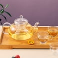 thumbnail image 3 of ReaNea 4-Cup Clear Glass Dishwasher Safe Teapot, 3 of 9