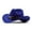 Blue, variant on TYGHBN Western Denim Curved Top Hat Woolen Big Brimmed Hat Style British Jazz Hat Cowboy Hat for Toddler Boy Cowboy Boots 30 Birthday Hat for Men Cowboy Hat Bands for Men Wide Light up Cowboy Hat for