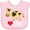 AD-Pink, variant on Inktastic I Love Cows Dairy Farmer Boys or Girls Baby Bib