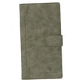 thumbnail image 1 of Cartera de PU Sonducket para recibos pasaporte organizador de monedas verde, 1 of 6
