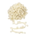 thumbnail image 1 of Uxcell Cinta de Borlas Pom Pom, Cinta de Borlas de 8 Yardas para Manualidades de Costura DIY, Accesorio para Pantalla de Lámpara, Vestido, Cortina, Ropa, Almohada, Decoración del Hogar, Beige, 1 of 7