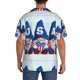 thumbnail image 3 of Fotbe Cute Gnomes in USA Camisa Estampada de Manga Corta para Hombre, Casual de Verano, Estilo Playero, Sin Arrugas-Medium, 3 of 5