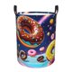 thumbnail image 1 of Balery Space Colorful Donut Cesta de ropa redonda con asas, impermeable, independiente, para ropa, juguetes, dormitorio y familia-Medium, 1 of 6