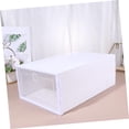 thumbnail image 5 of Paquete de 3 cajas de almacenamiento de zapatos, organizador de zapatos apilable de plástico transparente para armario, contenedores para zapatillas, soportes para contenedores, 5 of 5
