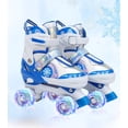 thumbnail image 1 of Patines HAPHOM de tamaño ajustable con LED para niños de 3 a 12 años, 1 of 7