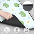 thumbnail image 3 of Sikiie Kawaii Frogs Car Foot Mat Set of 4 Pieces Basics Universal Fit Rubber Carpet Floor Mats For Car SUV Van & Truck, 26.8"L x 17.3"W (Front), 13"L x 17.3"W(Rear), 3 of 6