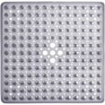 thumbnail image 5 of Curved Clear Grey Square Shower Mat Non Slip, And Machine Washable Quadrant, 5 of 6