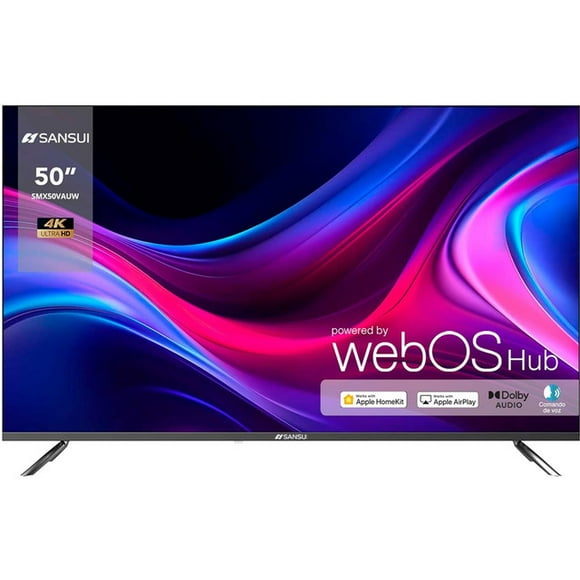 Pantalla Smart TV 50 pulgadas SANSUI 4K Ultra HD LED WebOS TV SMX50VAUW