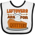 thumbnail image 3 of Inktastic Leftovers Are for Quitters with Pumpkin Pie Boys or Girls Baby Bib, 3 of 4