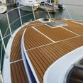 thumbnail image 2 of 3x EVA Foam Faux Boat Teck Deck Sheet Pad Yacht Brown Strip, Autoadhesivo Y Antideslizante, 2400 X 58 X 6 Mm Cola Tira de borde de cubierta de teca para barcos, 2 of 8