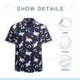 thumbnail image 7 of High Quality Hawaiian Shirts for Men Short Sleeve Aloha Beach Shirt Floral Summer Casual Button Down Shirts Blouses RCGTCS, 7 of 7