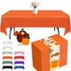 thumbnail image 1 of Mantel de plástico desechable Fixwal, 18 unidades, 137 x 274 cm, color naranja, 1 of 7