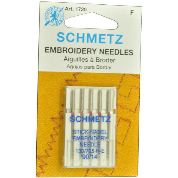SCHMETZ Embroidery Sewing Needles Size 90/14