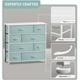 thumbnail image 2 of 8 Drawers Chest Dresser - Aqua, 2 of 7