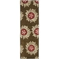 thumbnail image 5 of SAFAVIEH Soho Cedar Floral Wool Area Rug, Brown/Multi, 7'6" x 9'6", 5 of 8