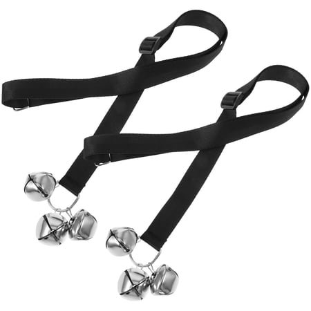 MOKKHNB 2Pcs Pet Doorbell with Wear Resistant Rope and Loud Bells for Convenient Training Use