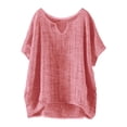 thumbnail image 2 of Kelon Short Sleeve Blouses for Women V Neck Boho Tops 2026 Casual Summer Tshirt Fashion Beach Vacation Clothes, S, 2 of 6