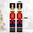 thumbnail image 4 of Nutcracker Christmas Decorations - Life Size Soldier Model Nutcracker Porch Signs - Xmas Decor Banners for Indoor & Outdoor, Home, Wall, Front, Door, Apartment Party - 11.8 inches x 70.86 inches, 4 of 8